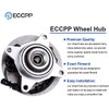 ECCPP Replacement for New Brand Wheel hub and Bearing Assembly