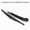 Car Rear Window Blade Set 287815304R Black Replacement Wiper Arm