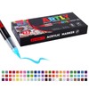 SASPOO Acrylic Paint Markers, Acrylic Paint Pens, Fabric Markers for