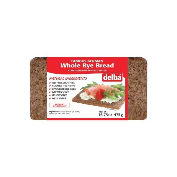 Delba Backbetrieb Whole Rye Bread – 475 g