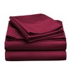 MOONLIGHT20015 Single Duvet Cover Burgundy Solid Soft Single Bedding Duvet
