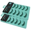 Scala 5 pairs/set 3D False Eyelashes Messy Cross Thick Natural