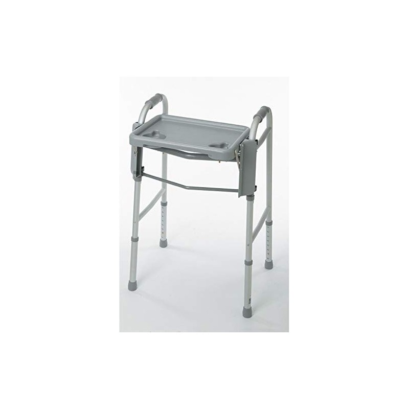 Medline Walker Flip Tray Table with 2 Cup Holders, Universal