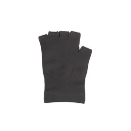 ko-moran (Cormoran) Half Bare Hands Gloves # 4 Charcoal