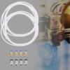 2 PTFE PTEE Tube 4 PC4 M6 Quick Fitting, 4