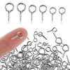 Amabro Amabro 300PCS 3 Sizes Small Screw Eye Pins, Mini