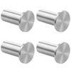 SAYAYO Coat Hooks Wall Mounted 4PCS Brushed Door Hooks for