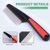 Flea Comb for Dogs Cats, 2 Pcs Dog Cat Flea