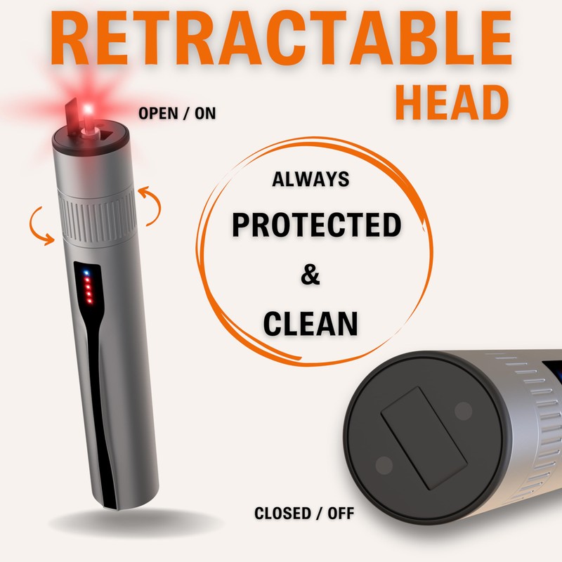 Sysotek Visual Fault Locator - Rechargeable Red Light VFL Fiber