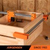 JORGENSEN 2pack 36-inch Bar Clamps, 90°Cabinet Master Parallel Jaw Bar
