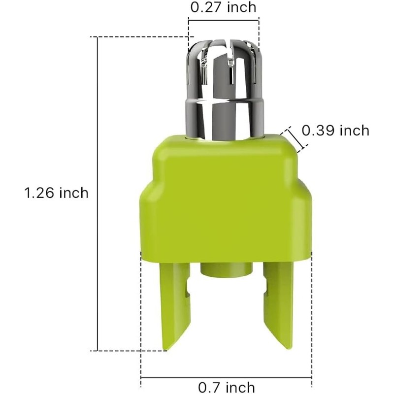 2 pcs Cortapelos de nariz compatible con One 1 Blade,