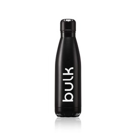 Bulk Insulated Stainless Steel Water Bottle, Jet Black, 500 ml