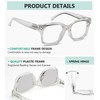 Eyekepper Transition Photochromic Reading Glasses Women Transparent