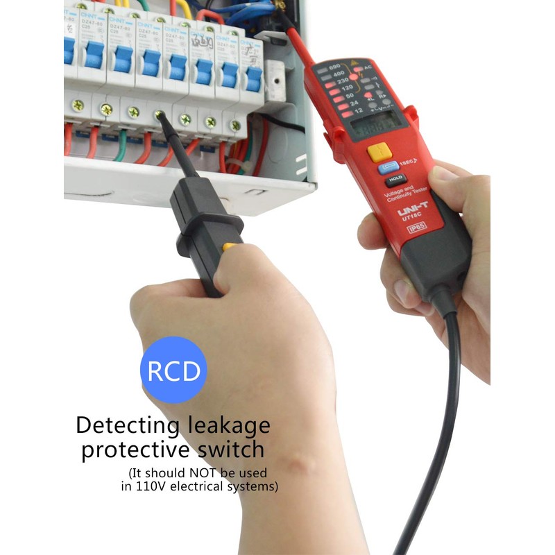 UNI-T UT18C Digital Voltage & Continuity Tester Auto Range fr