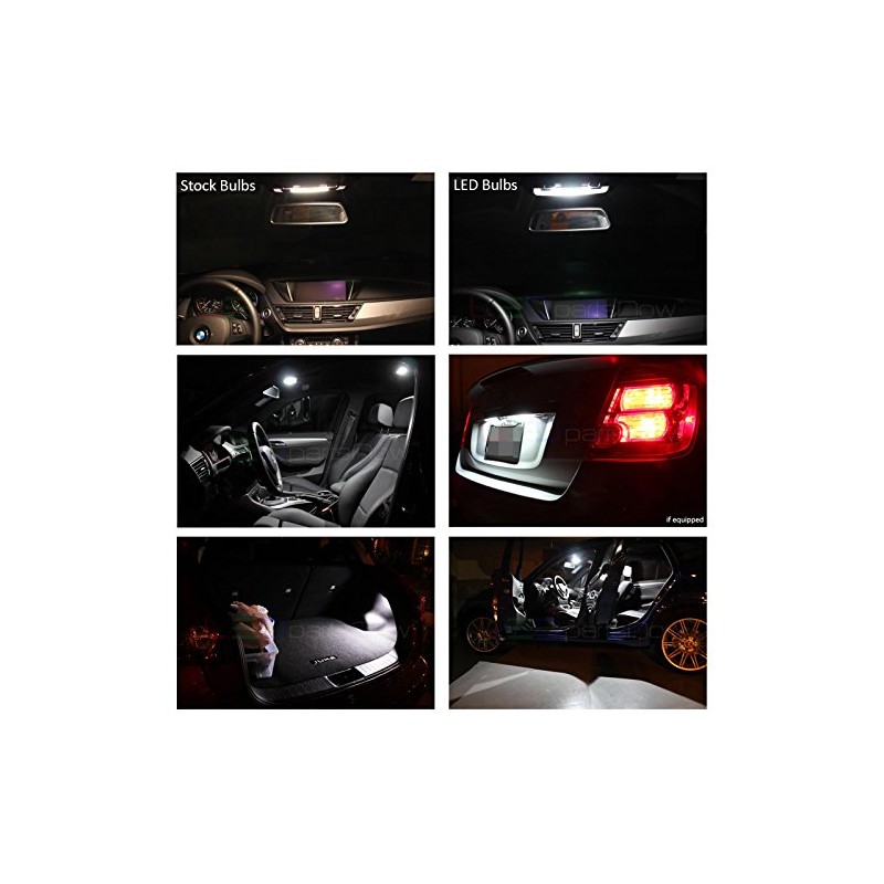 LEDpartsNow Interior LED Lights Replacement for 2008-2014 Scion TC Accessories