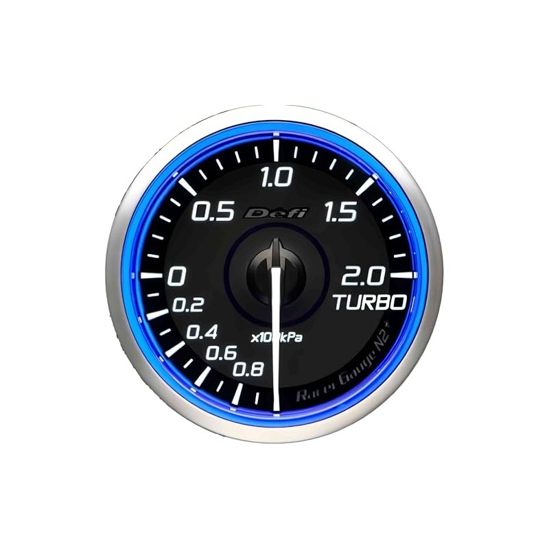 Defi Nippon Seiki Racer GaugeN2+ 60TURBO200K BL DF19501