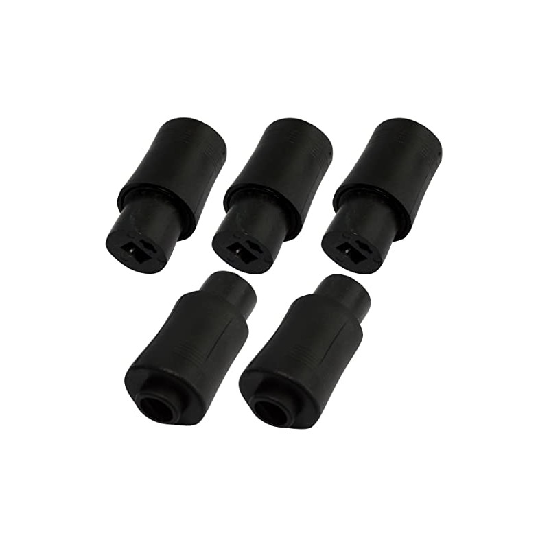 Aerzetix: 5x DIN 2-Pin Female Speaker Socket Connectors, Cord mount,