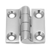 Alomejor Four Hole Boat Hinge 316 Grade Stainless Steel Square