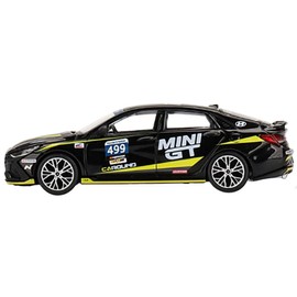 Mini GT Miniature Collectible Car, MGT00403-L, Black/Yellow