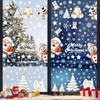 BOLWEO Christmas Window Stickers, 179 Pieces, 9 Sheets Christmas Window
