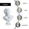 EXCEART Resin Sketch Figures Beethoven Bust Statue Figures Plaster Line