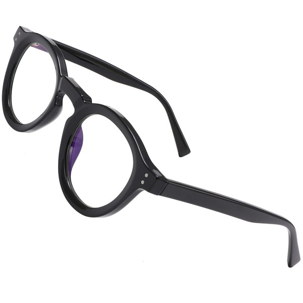ZogCowy Blue Light Blocking Glasses, Retro TR90 Round Eyewear Frame