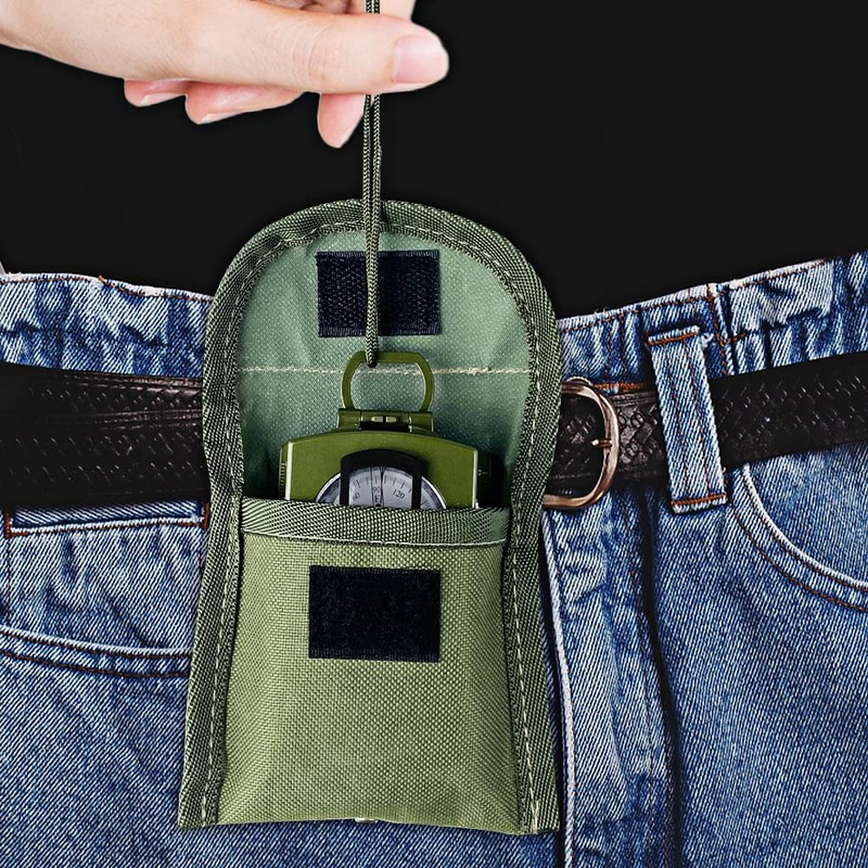 Gvolatee Compass Military Marching Compass with Bag for Camping, Hiking,