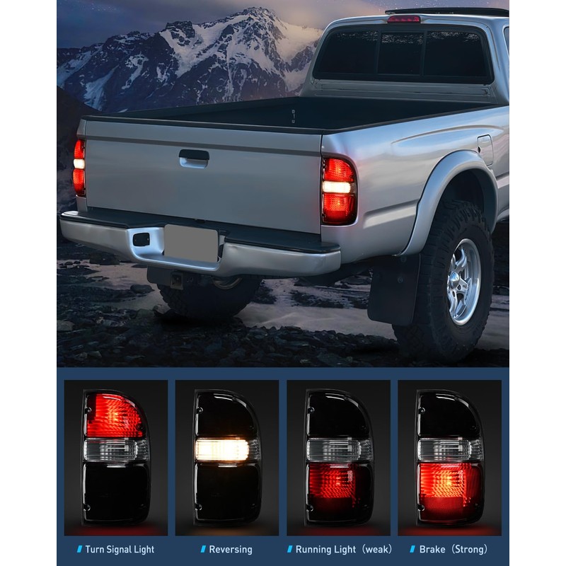 Nilight Taillight Assembly Compatible with 2001 2002 2003 2004 Toyota
