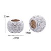 4 Pcs Car Headrest Collars Rings Personality Bling Crystal Rhinestone
