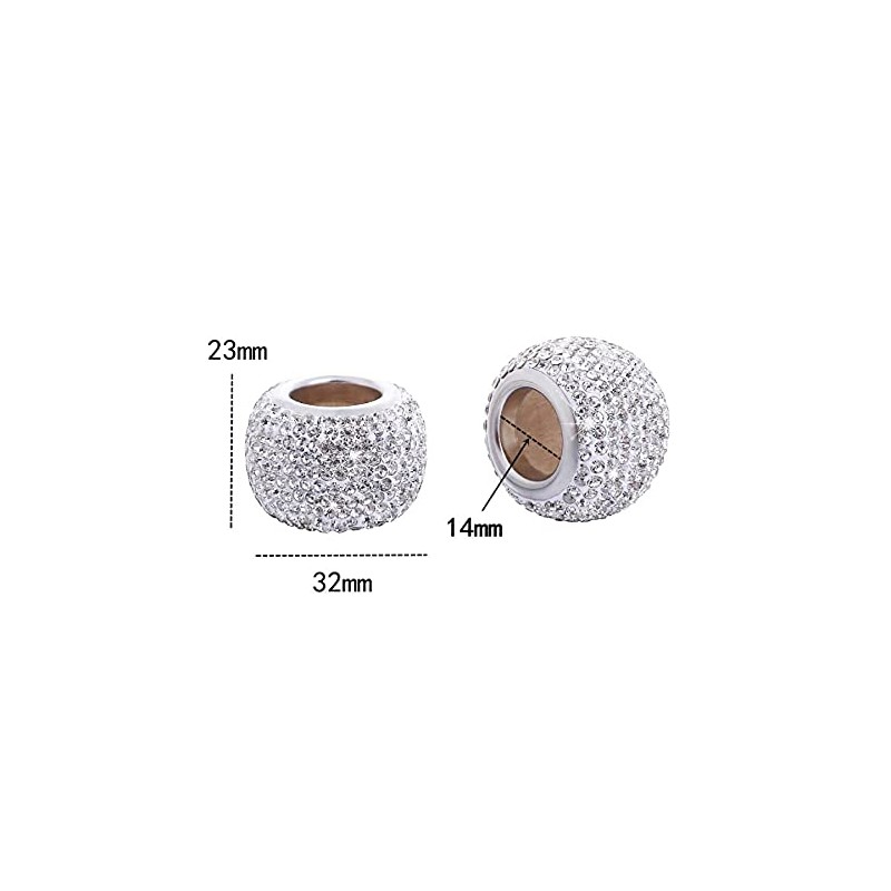 4 Pcs Car Headrest Collars Rings Personality Bling Crystal Rhinestone