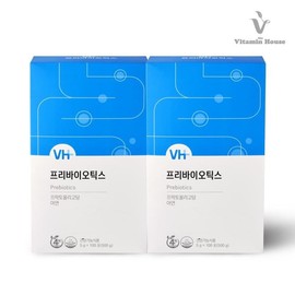 Vitamin House Prebiotics 100 sachets, 2 containers (large capacity) / 비타민하우스 프리바이오틱스 100포 2통 대용량