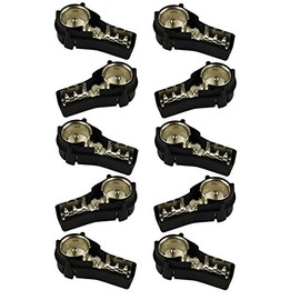com-four® 10x Adapter ISO Connector Antenna Connector Solderable 50 Ohm (Pack of 10 - ISO Plug)