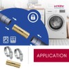 Schläfer 672011 | Brass Connector For Washing Machine Drain Hoses