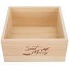 2 Set Wedding Wooden Gift Box PVC Exquisite Candy Packaging