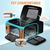 Petskd Top and Side Expandable Pet Carrier 19x13x9 Inches Southwest