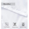 Linen Home White Pillowcases 2 Pack, Easy Care Soft Brushed