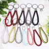 Choose Color Keyring Braided Strap, Leather Strap, Leather Key Chain,