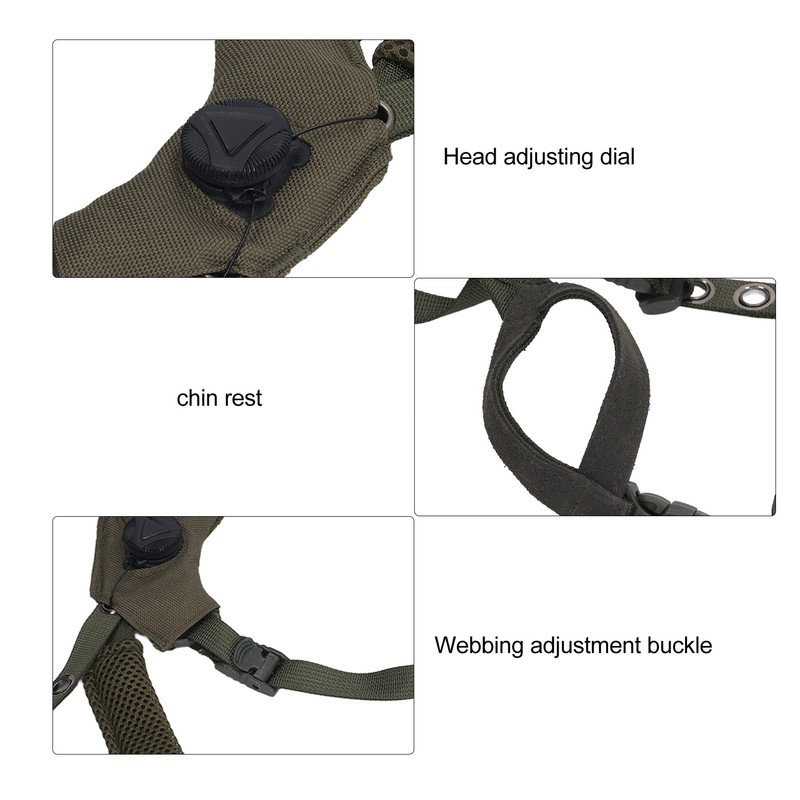 Adjustable Head Size, Helmet Chin Strap, Compatible Nylon Chin Strap