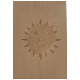 Städter Springerles Model Sun 841147 Baking Mould Wood Brown 8 x 5.5 x 3 cm