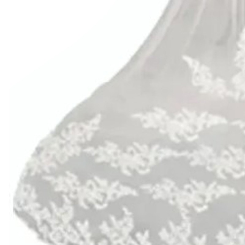 3 Meter Bridal Veil Lace Applique Metal Comb Fixing Ultra