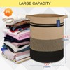 COMSE Extra Large Blanket Basket, Tall Laundry Basket, Nursery Hamper,