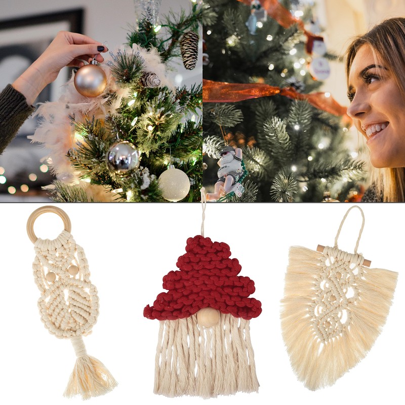 Trimits Make Your Own Macramé Decoration Kit, Natural Feather
