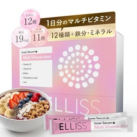 Ellis Women's Multivitamin 19mg iron, 12 types of vitamins, 11 types of minerals, acai ball flavor, 1 piece, 1 tablet / 엘리스 여성 멀티비타민 철 19mg 비타민 12종 미네랄 11종 아사이볼 맛, 1개, 1정