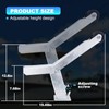 Boat Trailer Winch Stand with Roller Compatible with 3" W