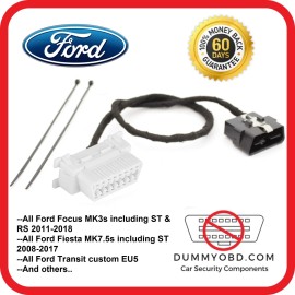 Ford Transit Custom hasta 2017 PUERTO OBD ficticio antirrobo falso OBD2 repuesto