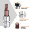 sourcing map 3/16" Hex Bit Socket 1/4" Drive SAE S2