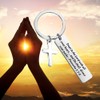 BEKECH Christian Keychain Trust in The Lord Proverbs 3:5-6 Keychain