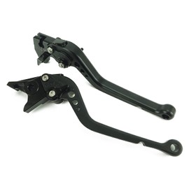 S122ALL Black Suzuki Brake Clutch Levers with 6 Adjustable Levels Long Fit V-Strom 250 GSX250R GSR250 GSX-S750 etc