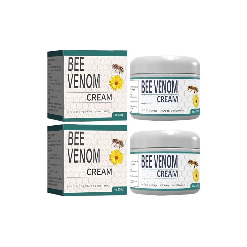 2PCS Bee Venom Moisturizing Cream, New Bee Venom Cream, Provides