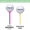 GoSports 3.25” Widemouth Tees Plastic Golf Tees, 60 Tee Player’s